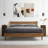 skænke 2 stk. 30x30x70 cm konstrueret træ røget egetræ