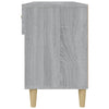 skoskab 102x35x55 cm konstrueret træ grå sonoma-eg
