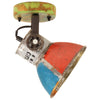 væg-/loftlamper 2 stk. 17x24 cm E27 genbrugsmaterialer