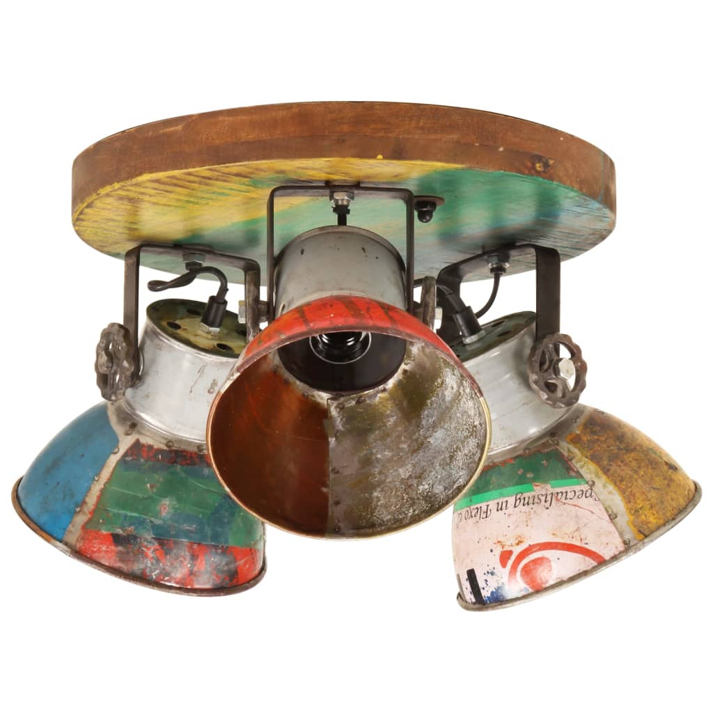 industriel loftlampe 25 W 42x25 cm E27 flerfarvet