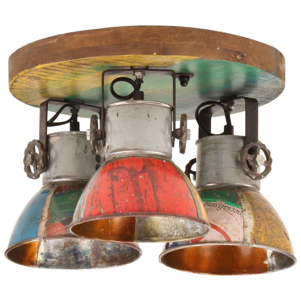 industriel loftlampe 25 W 42x25 cm E27 flerfarvet