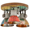 industriel loftlampe 25 W 42x25 cm E27 flerfarvet
