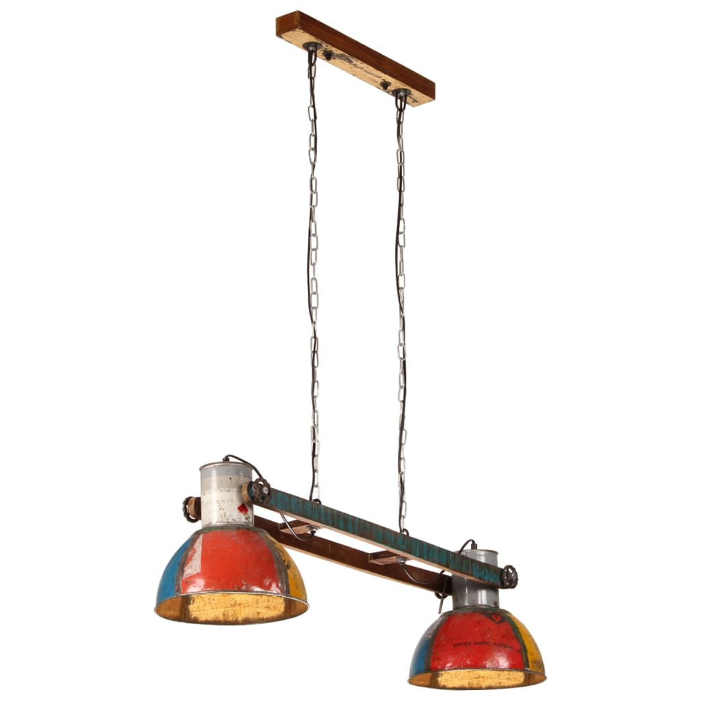 industriel hængelampe 111 cm 25 W E27 flerfarvet
