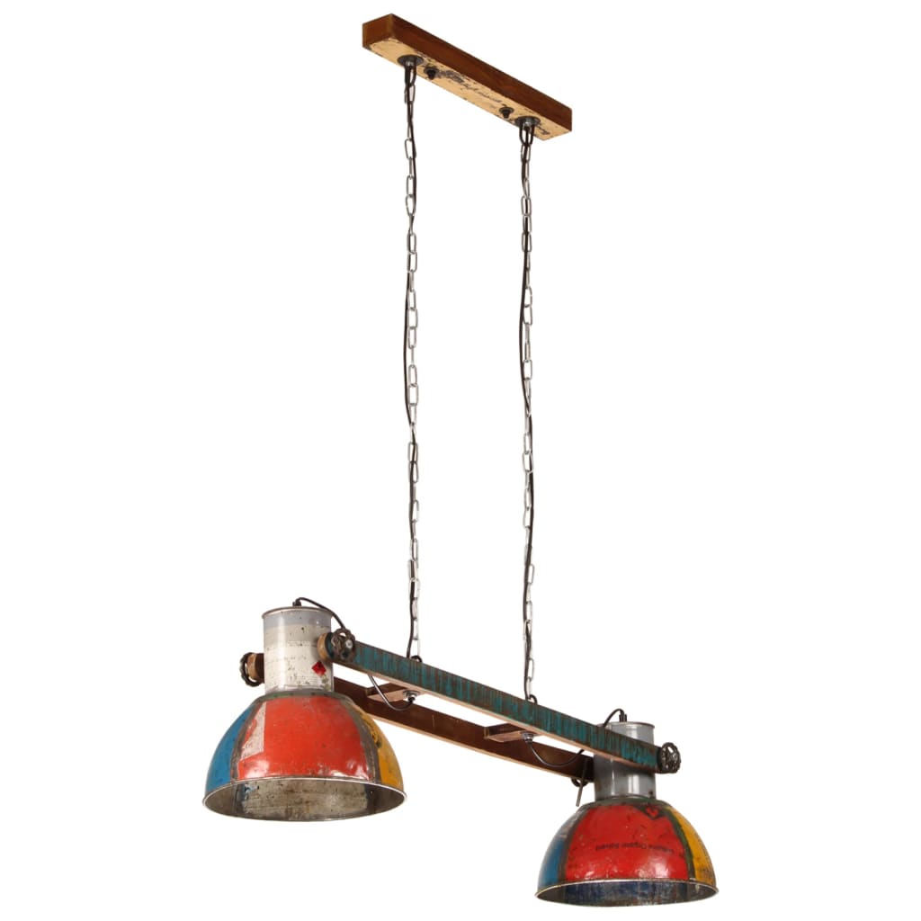 industriel hængelampe 111 cm 25 W E27 flerfarvet