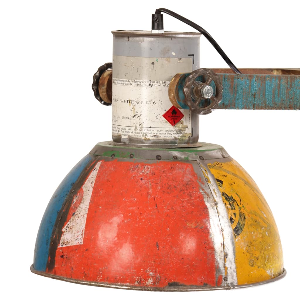industriel hængelampe 111 cm 25 W E27 flerfarvet