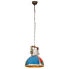 industriel hængelampe 40 cm E27 25 W flerfarvet rund