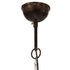 industriel hængelampe 40 cm E27 25 W flerfarvet rund