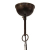 industriel hængelampe 30 cm E27 25 W rund flerfarvet