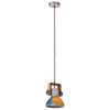 industriel hængelampe 19 cm E27 25 W rund flerfarvet