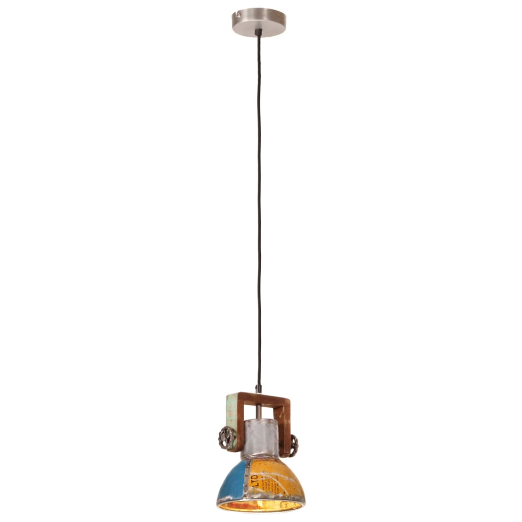 industriel hængelampe 19 cm E27 25 W rund flerfarvet
