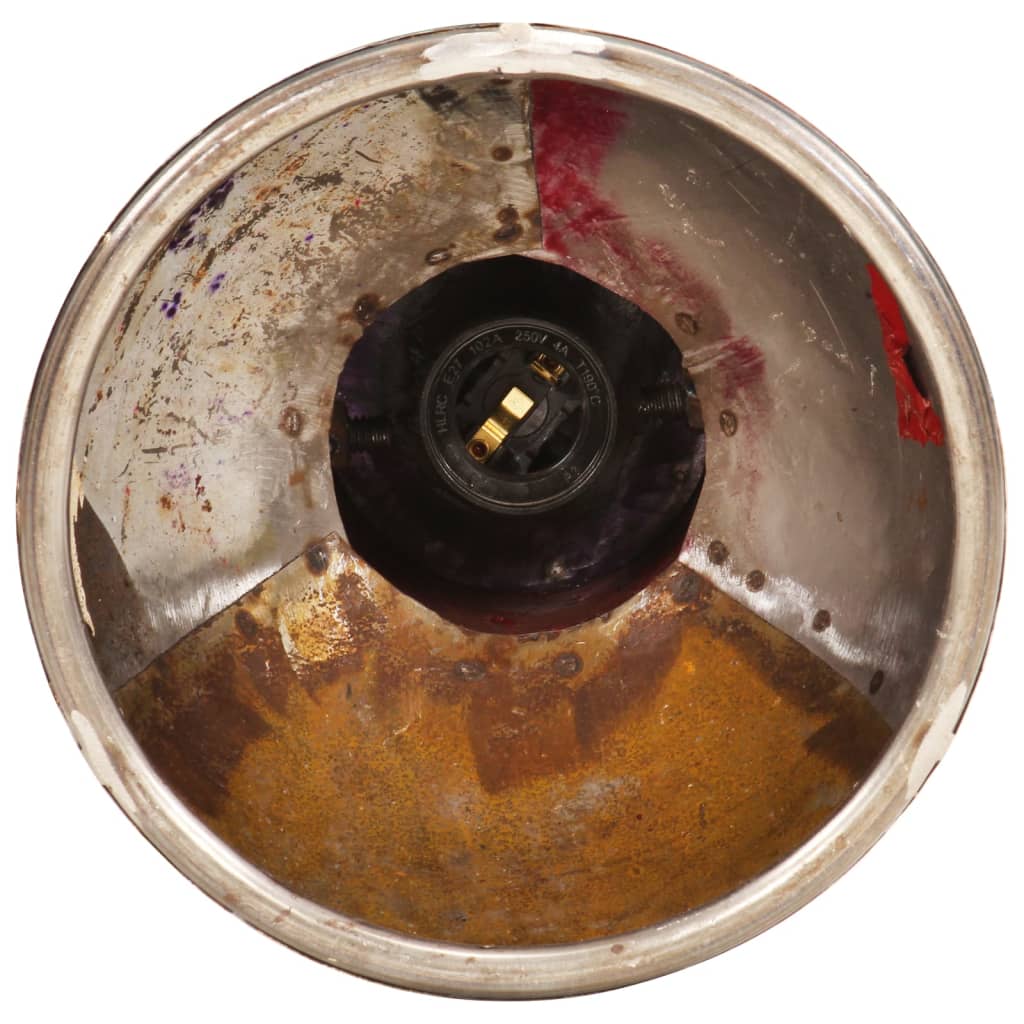 industriel hængelampe 19 cm E27 25 W rund flerfarvet