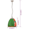 industriel hængelampe 42 cm E27 25 W flerfarvet rund