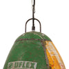 industriel hængelampe 32 cm E27 25 W rund flerfarvet
