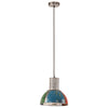 industriel hængelampe 28,5 cm E27 25 W rund flerfarvet