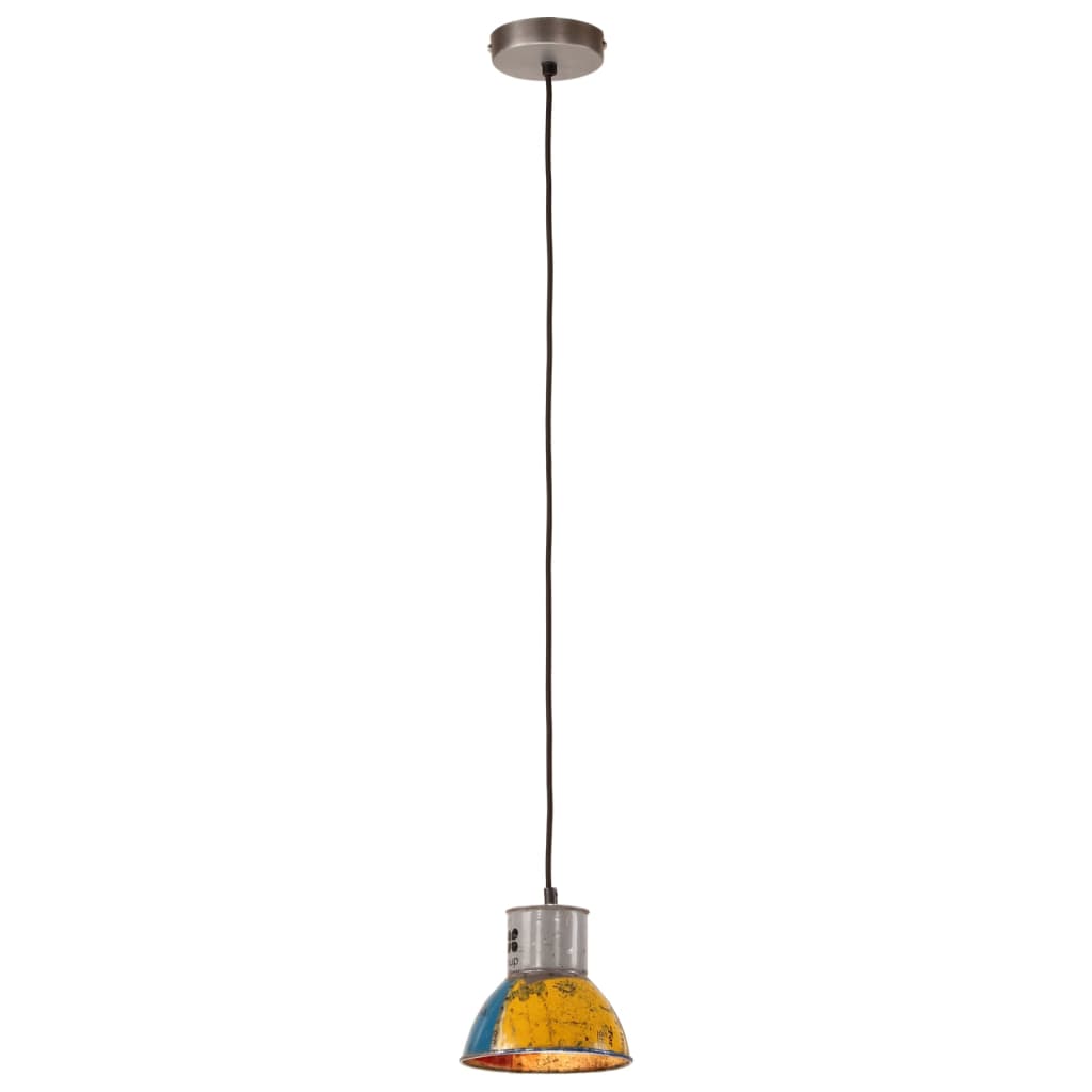 industriel hængelampe 17 cm E27 25 W rund flerfarvet