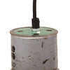 industriel hængelampe 17 cm E27 25 W rund flerfarvet