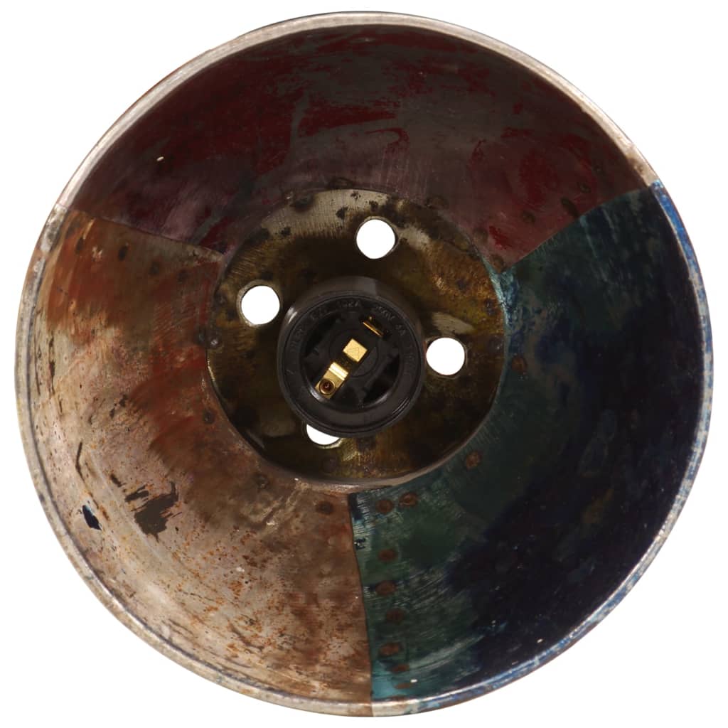 industriel hængelampe 17 cm E27 25 W rund flerfarvet