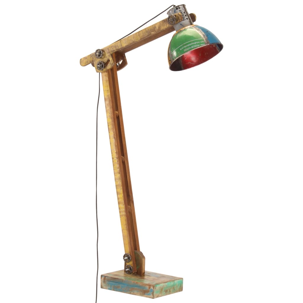 gulvlampe E27 flerfarvet