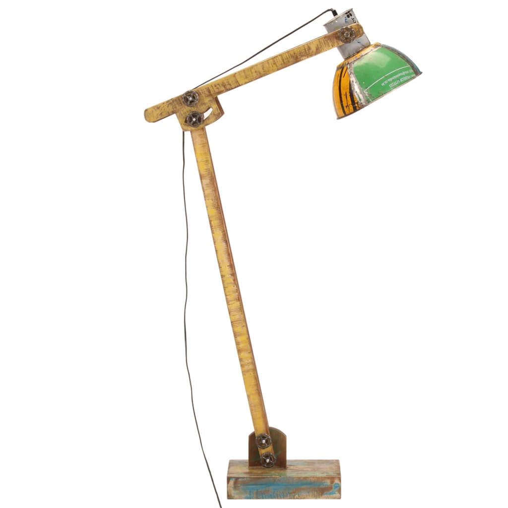 gulvlampe E27 flerfarvet