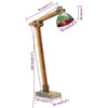 gulvlampe E27 flerfarvet
