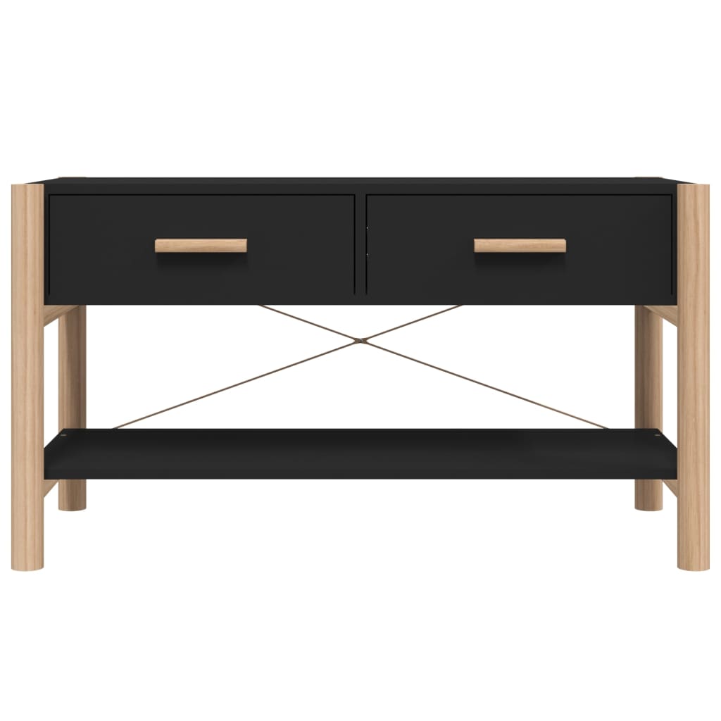 tv-bord 82x38x45 cm konstrueret træ sort