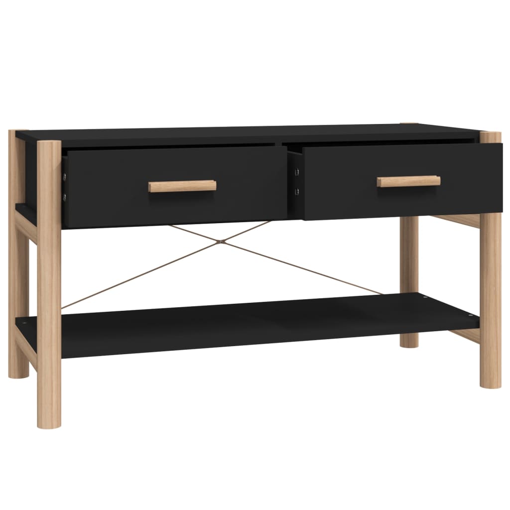 tv-bord 82x38x45 cm konstrueret træ sort