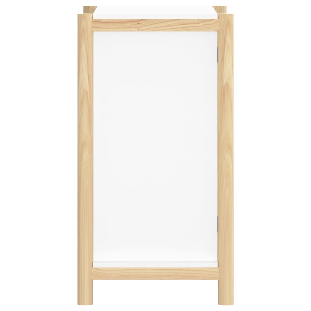 skænk 62x38x70 cm konstrueret træ hvid