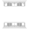 tv-skabe 4 stk. 80x30x30 cm konstrueret træ hvid