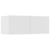 tv-skabe 4 stk. 80x30x30 cm konstrueret træ hvid