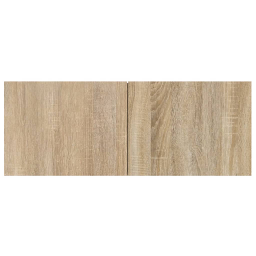tv-skabe 4 stk. 80x30x30 cm konstrueret træ sonoma-eg