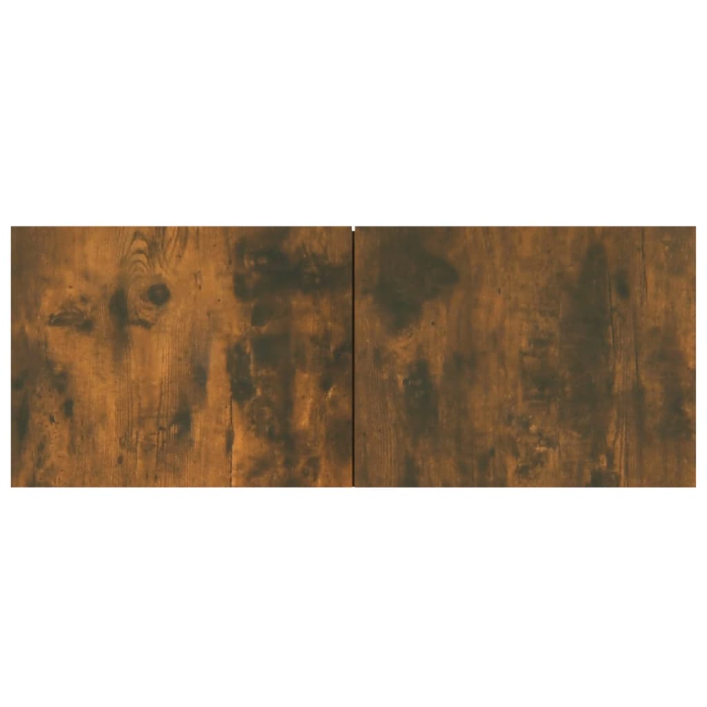 tv-skabe 4 stk. 80x30x30 cm konstrueret træ røget egetræ