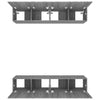 tv-skabe 4 stk. 80x30x30 cm konstrueret træ grå sonoma-eg