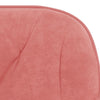drejelig kontorstol fløjl pink