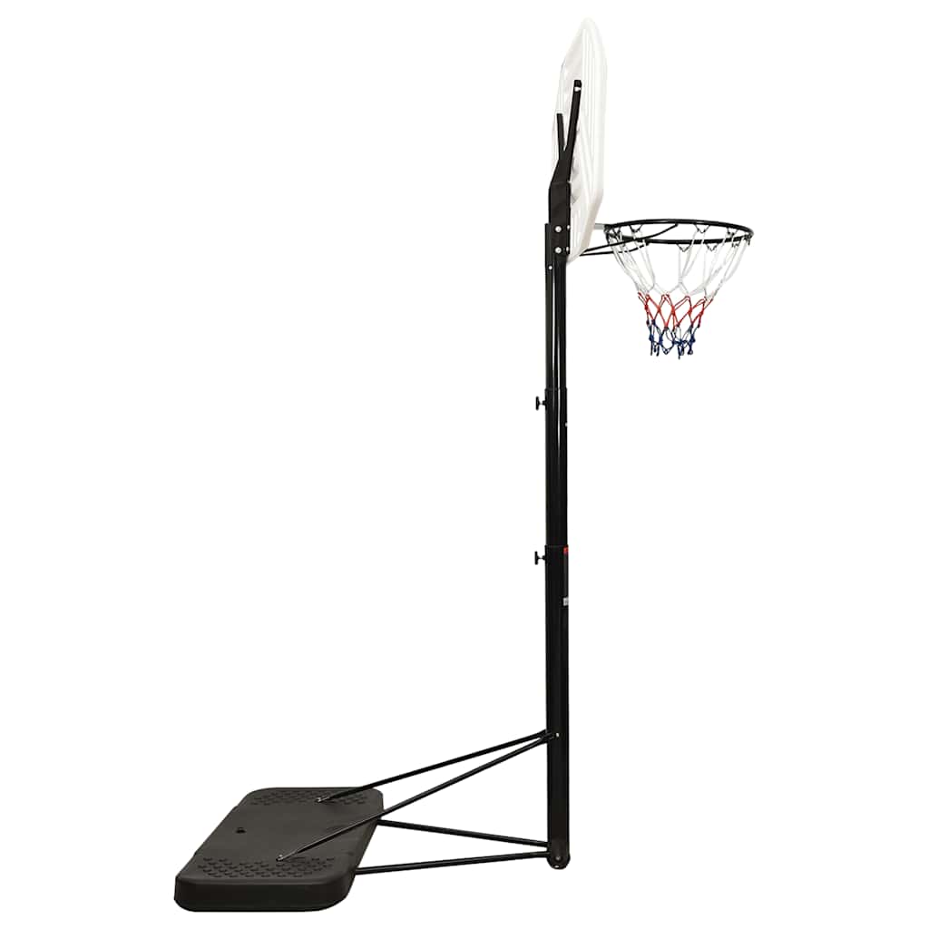 basketballstativ 258-363 cm polyethylen hvid