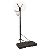 basketballstativ 258-363 cm polyethylen hvid