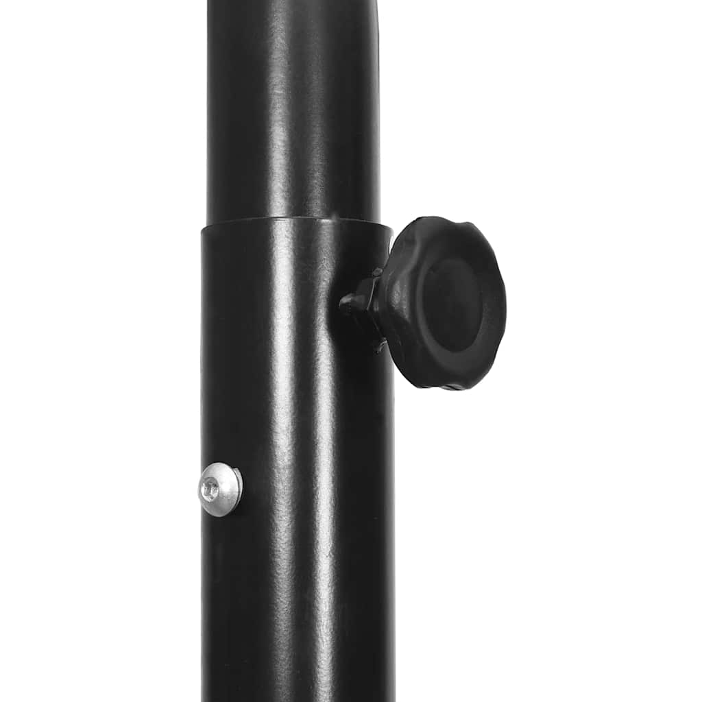 basketballstativ med plade 256-361 cm polycarbonat transparent