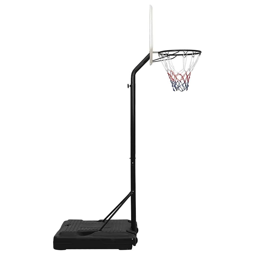 basketballstativ 237-307 cm polyethylen hvid