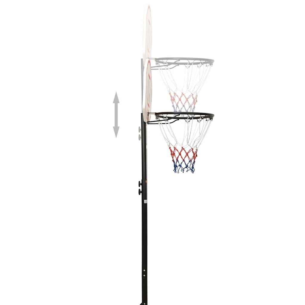 basketballstativ 216-250 cm polyethylen hvid