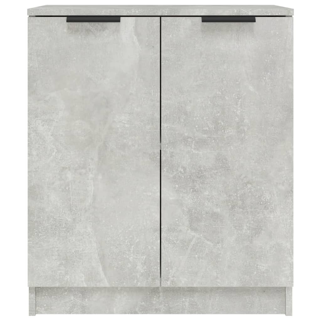 skænke 2 stk. 60x30x70 cm konstrueret træ betongrå