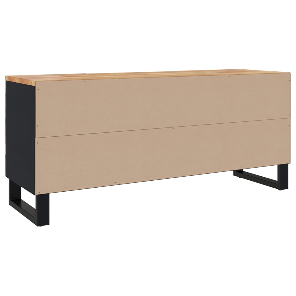 tv-bord 105x33x46 cm massivt akacietræ