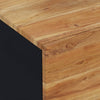 tv-bord 105x33x46 cm massivt akacietræ