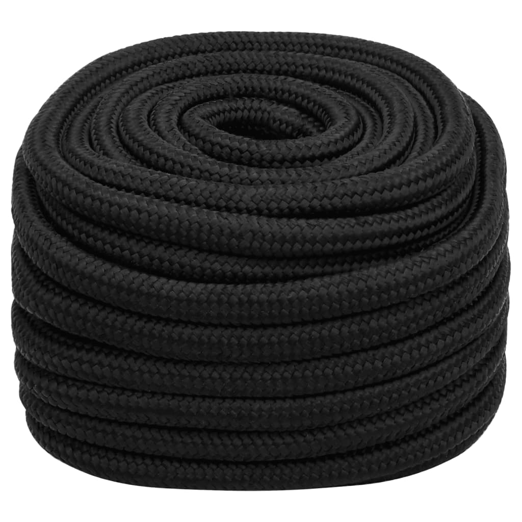 tovværk til båd 20 mm 100 m polypropylen sort