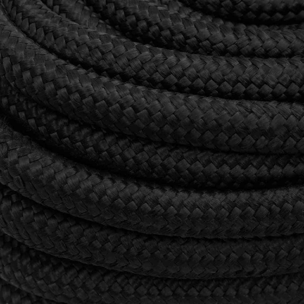tovværk til båd 20 mm 100 m polypropylen sort