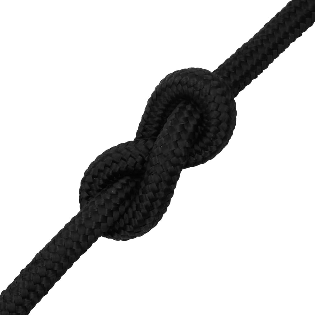 tovværk til båd 20 mm 100 m polypropylen sort
