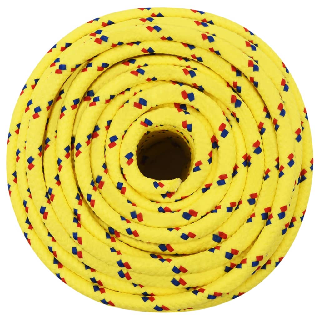tovværk til båd 12 mm 50 m polypropylen gul