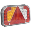 trailerlygter 2 stk. 24x5x14,5 cm 12 V LED-pære rød
