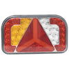 trailerlygter 2 stk. 24x5x14,5 cm 12 V LED-pære rød
