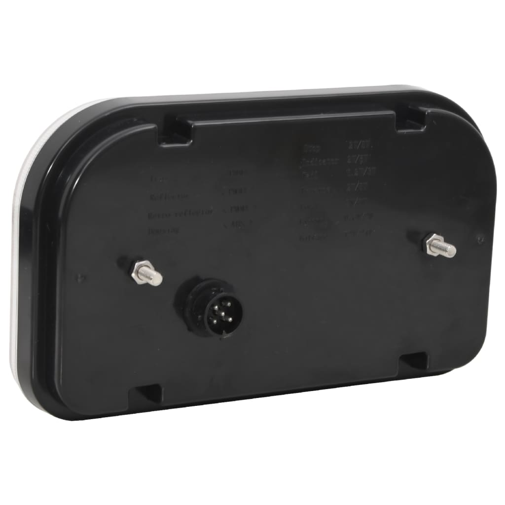 trailerlygter 2 stk. 24x5x14,5 cm 12 V LED-pære rød