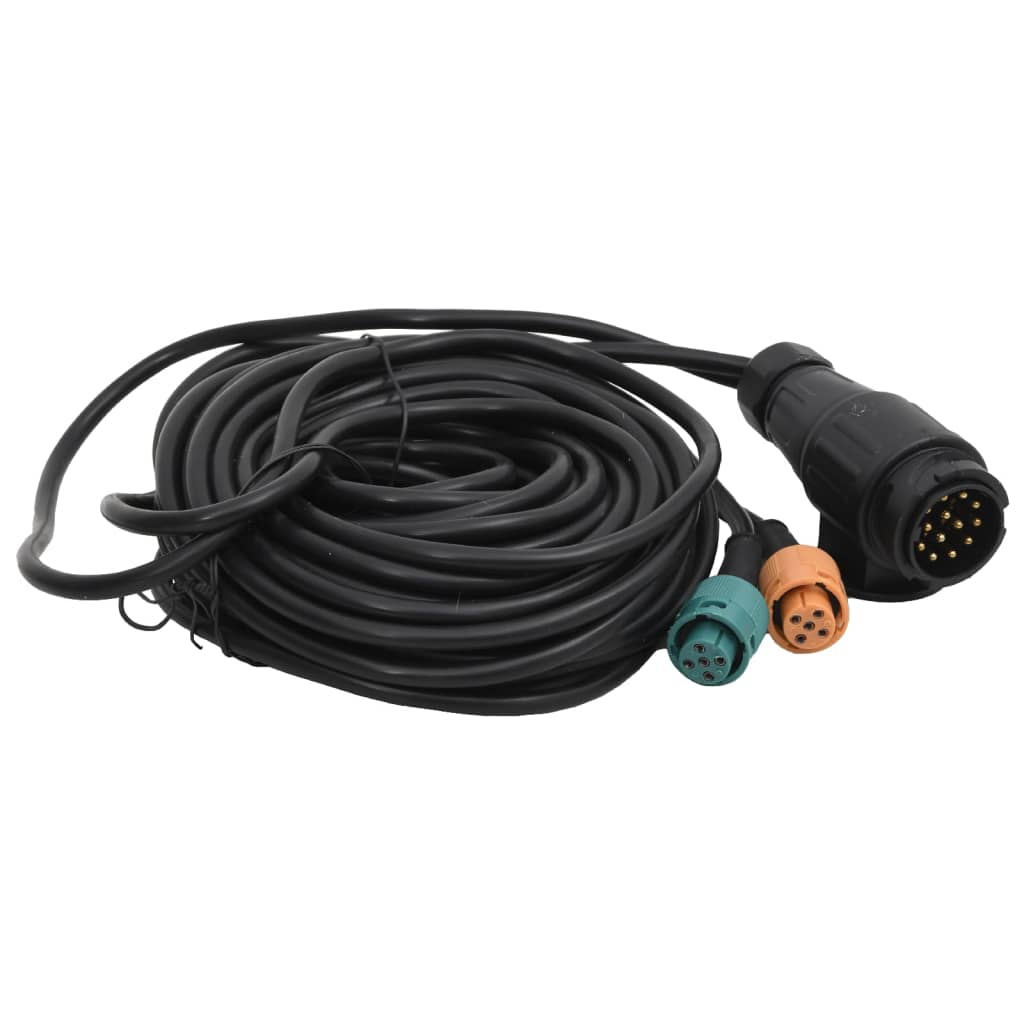 trailerlygter 2 stk. 24x5x14,5 cm 12 V LED-pære rød