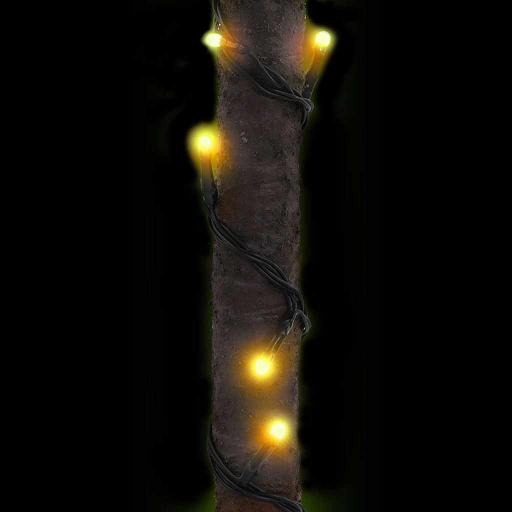 LED-palmetræ 120 cm 72 LED'er varmt hvidt lys hvid